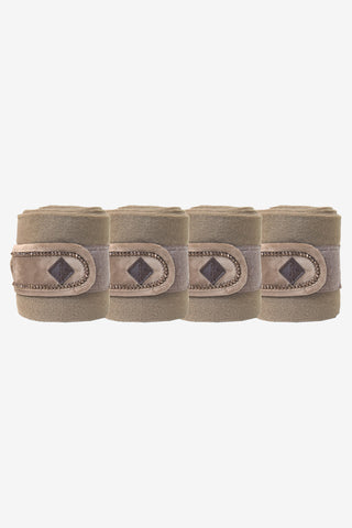 Polar Fleece Bandages Velvet Pearls Beige
