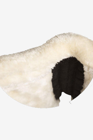 Protector Saddle Pad Synthetic Fur Black/Cream