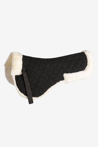 Protector Saddle Pad Synthetic Fur Black/Cream