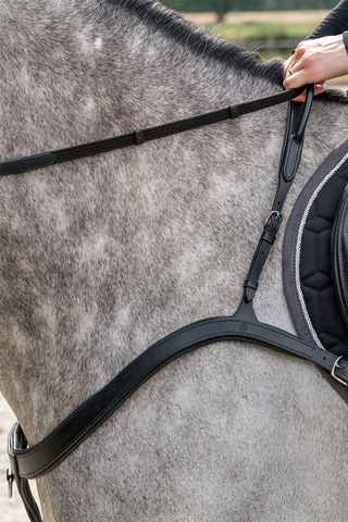 Vorderzeug mit Griff Schwarz