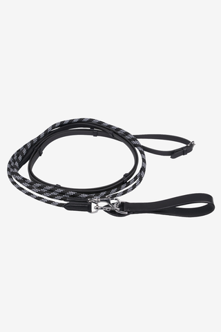 Schlaufzügel Biothane Schwarz