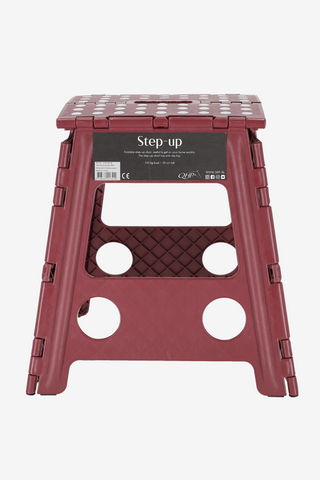 Folding Step Stool Burgundy 39cm