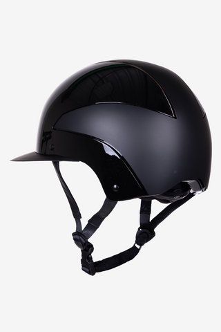 Casque d'équitation Miami Polo Visière Noir