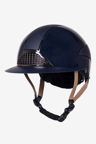 Casque d'équitation Miami Polo Visière Navy