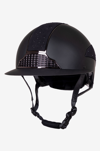 Casque d'équitation Ohio Polo Visière Noir