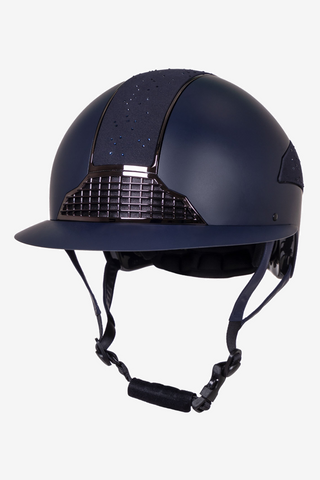 Casque d'équitation Ohio Polo Visière Marine