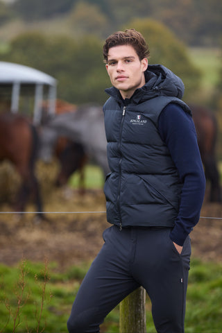 Ridbyxor KLKent Knä Grip Herr Navy