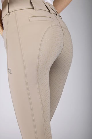 Pantalon d'équitation KLKira H Full Grip Beige