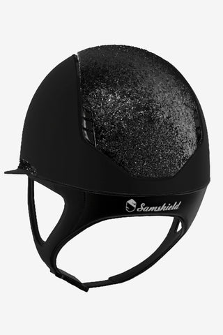 Rijhelm 2.0 Miss Shield Shadowmatt Kristalstof + Kristal Blazon Mat Afwerking Zwart
