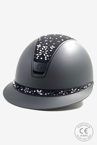 Casque d'équitation 2.0 Miss Shield Shadowmatt Pearl Drops Noir Mat
