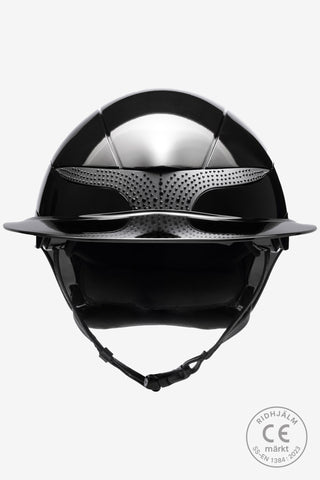 Casque d'équitation Xanto Pierres Brillant Noir