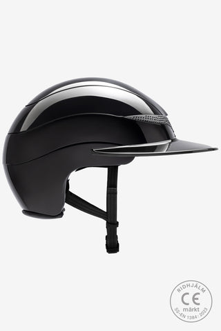 Casque d'équitation Xanto Pierres Brillant Noir