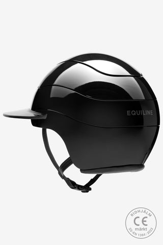 Casque d'équitation Xanto Pierres Brillant Noir