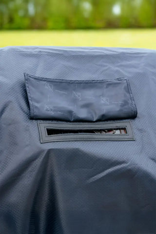 Reitregendecke Navy