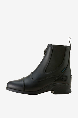 Ariat Heritage Zip Wasserdichter Paddock-Stiefel Schwarz