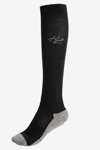 Reitsocke Winter Schwarz