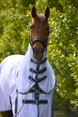 Fly Sheet with Neck White/Green