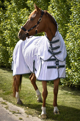 Fly Sheet with Neck White/Green