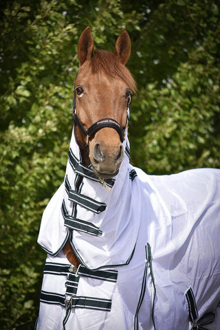 Fly Sheet with Neck White/Green