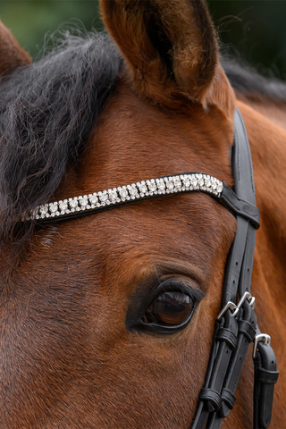 Glitter Browband Silver