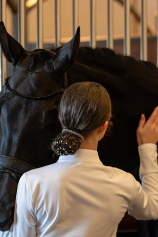 Saga Haarnetz Schwarz