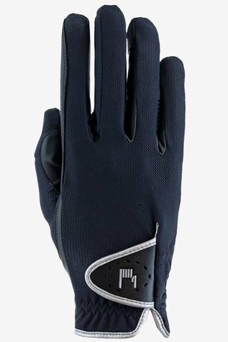 Samorin Reithandschuhe Schwarz