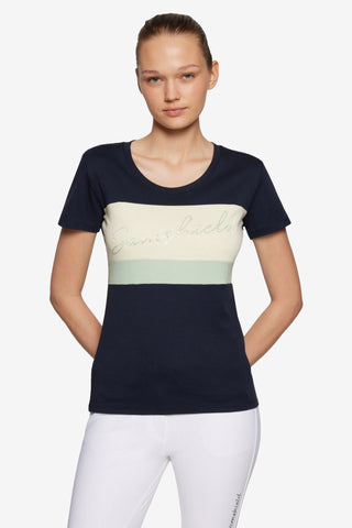 Samshield Alba Crys T-Shirt Navy/Pistachio