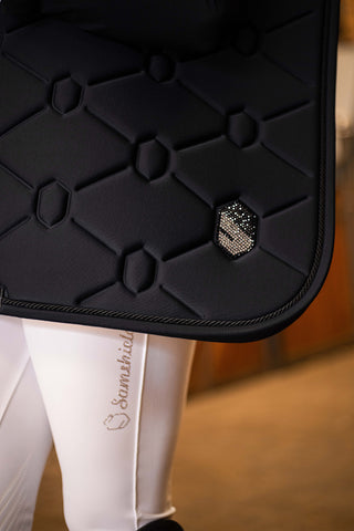 Springzadeldek Spineshield Swarovski Zwart