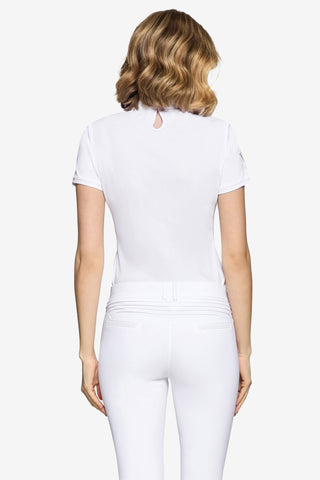 Wedstrijdtop Lea Crystal Ferna Wit