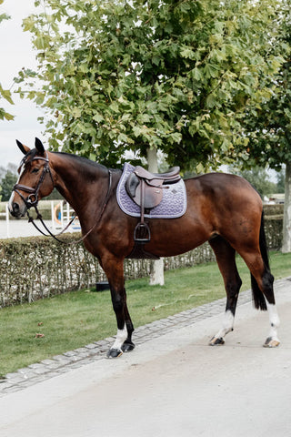 Velvet Saddle Pad Purple