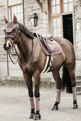 Velvet springunderlag Lyslilla