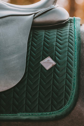 Schabrak Velvet Pearls Pine Green