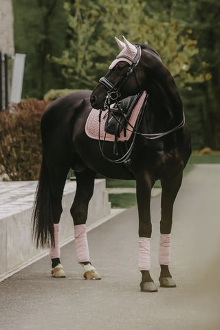 Schabracke Velvet Perlen Soft Rose