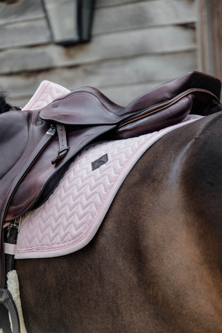 Schabracke Velvet Perlen Soft Rose