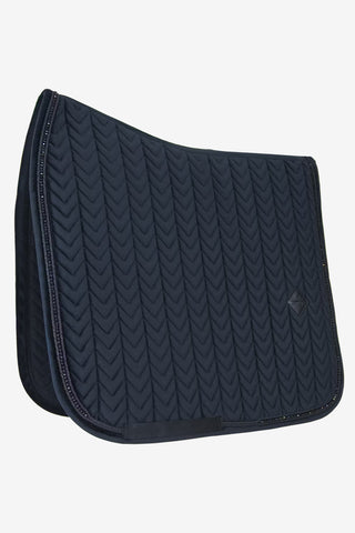 Zadeldek Velvet Pearls Zwart