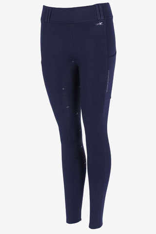 Collants d'équitation d'hiver SPDorina grip intégral marine