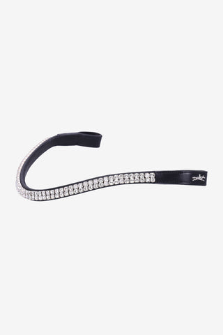 Browband Valencia Black/Crystal