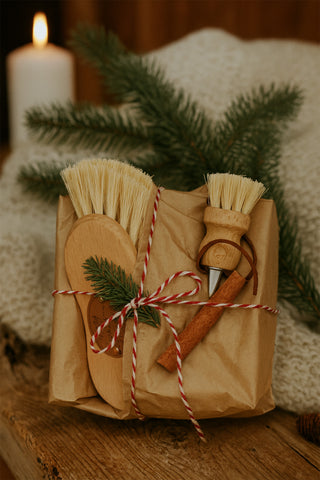 Brush Set Round + Hoof Brush