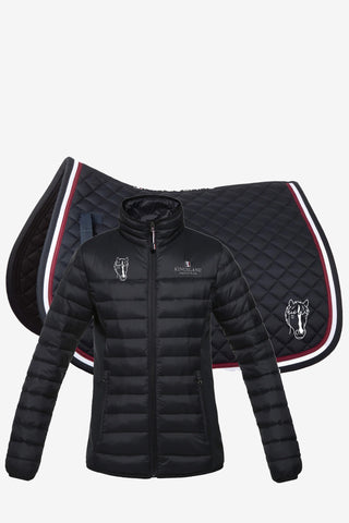 Set Uffa Junior Jumping Saddle Pad + Jacket Navy