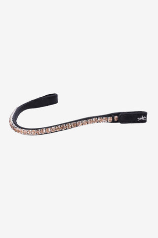 Browband Siena Black/Silk