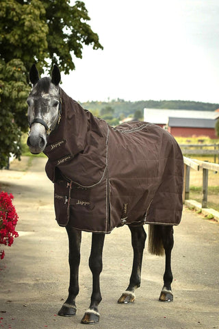 Stalldecke mit Hals 150g Braun