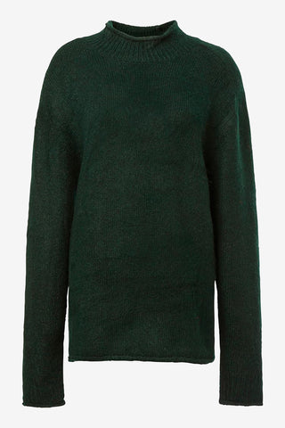 Knitted Sweater Crew Green