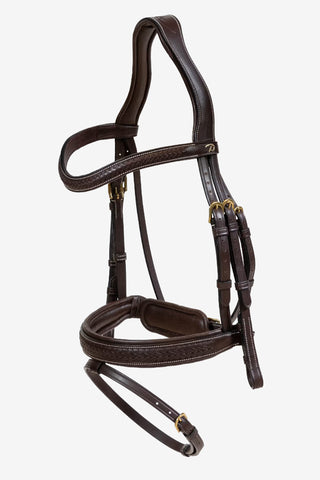 Bridle Plaited Pullback Dyon Collection Brown