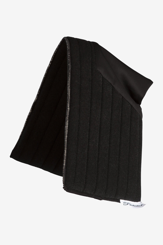 Trapez Pad Elastisch Schwarz