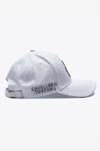 Casquette Tufted Stitch Blanc/Gris