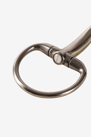 Olijfbit Dubbel Gebroken Roestvrij Staal 14mm