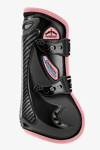 Carbon Gel Vento Voorbeenbeschermers Zwart/Lichtroze