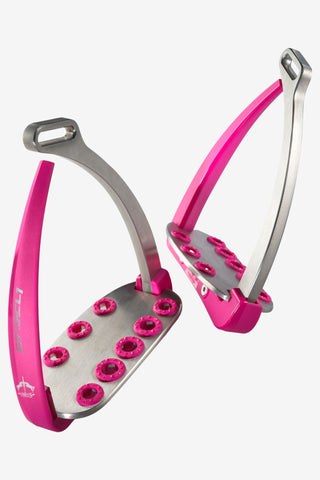 Veiligheidsbeugel Steel1 Wit Roze/Zilver