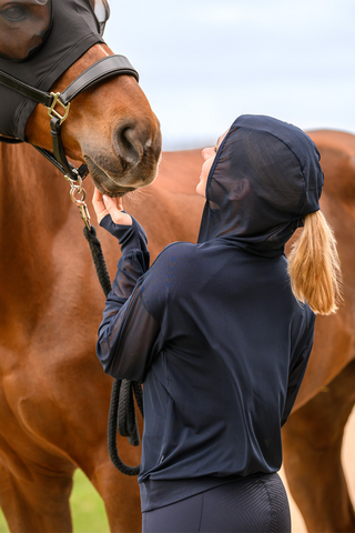 Hoodie Ruby Mesh Navy