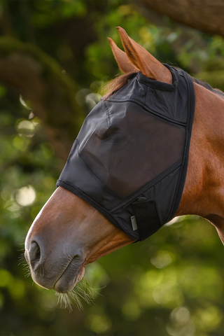 Fly Mask Premium Without Ears Black